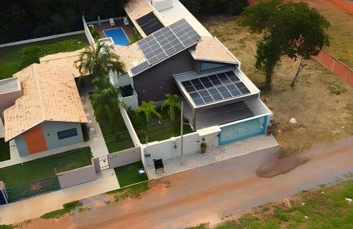 Casa Lisboa com piscina e 3 suítes em Bonito - Foto 56