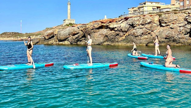 Paddle près du phare de Cabo de Palos