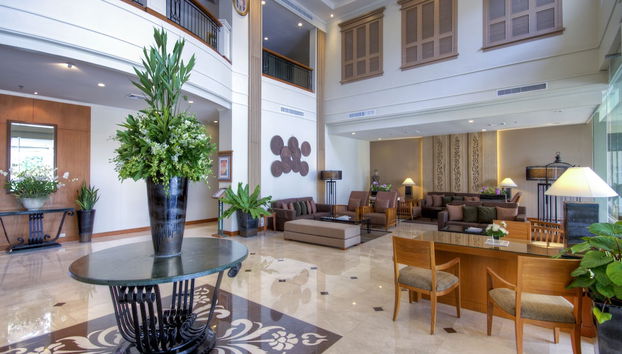 Zona de estar del vestíbulo