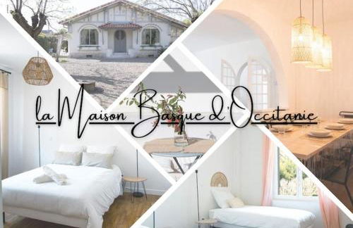 Le 17M - Maison Basque d'Occitanie Clim Jardin Parking - Foto 39