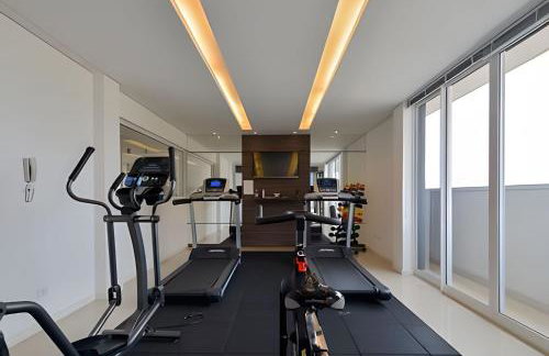 Studio prox shopping Curitiba Wifi, TV a Cabo e ar by UROOMS - Foto 30