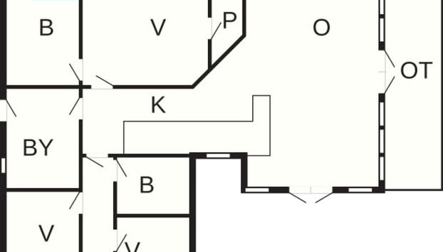 6 Person Holiday Home in Hals - Foto 5, Plano