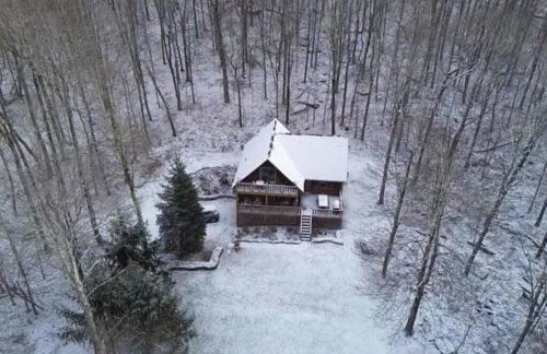 Lakefront Log Cabin, Private Lake Access w/Peloton - Foto 22