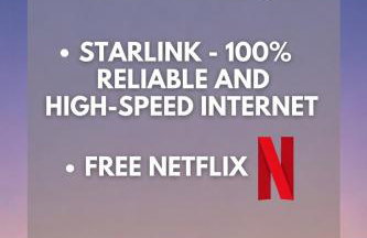 Discover, Enjoy Ultra-Fast Starlink WiFi Lodge - Foto 2