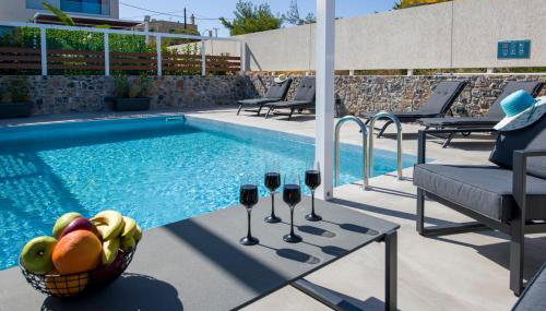 Xenias Luxury Villas Private Pool Kalathas - Foto 2, sunbed