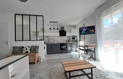 Design loft Studio climatisé parking et piscine - Foto 20