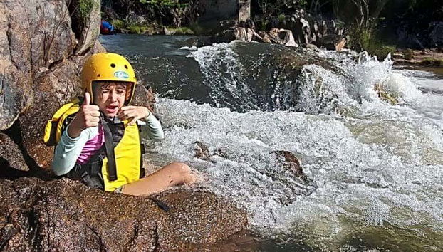 Tubing dans la Chapada de Veadeiros