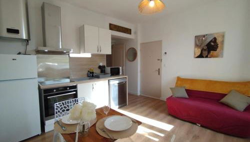 Appart 2 lits tv Wifi Parking Jardin - Foto 2, stove, dishwasher