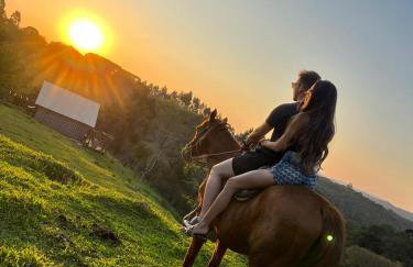 Chalé Romantico a 20km de Curitiba com banheira - Foto 33