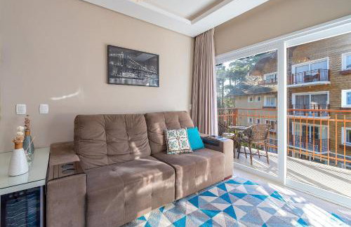Alto Padrão com lareira, piscina e vista incrível - Foto 4