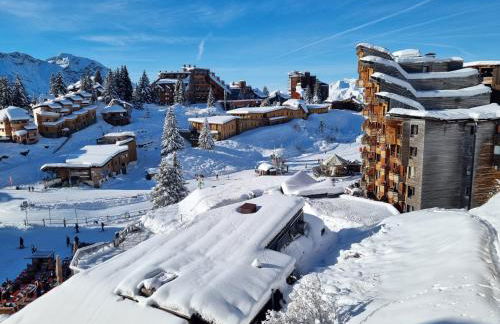 Studio cabine vue montagne au pied des pistes & commerces - Foto 25