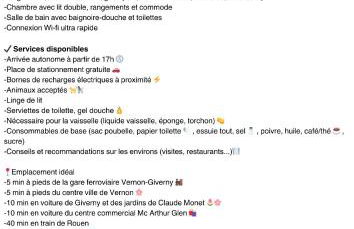 Joli studio Vernon Giverny - Foto 25