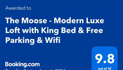 The Moose #8 - Modern Luxe Loft with King Bed & Free Parking & Wifi - Foto 5