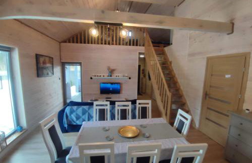 Mazury Dom Oluś nad jeziorem Sasek Wielki z gorącą balia z funkcją jakuzzi - Foto 52