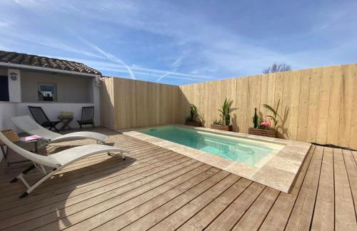 Mas des Oliviers, maison avec piscine privative et chauffée, 3 animaux acceptés LOCAMARGUE - Foto 16