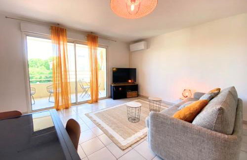 La Palmeraie T2, terrasse, clim, pkg, centre ville - Foto 5