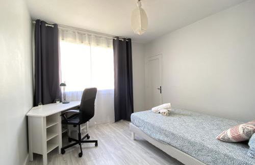 Cosy, spacieux avec 3 chambres et espaces de travail - Pres Bas - Foto 5