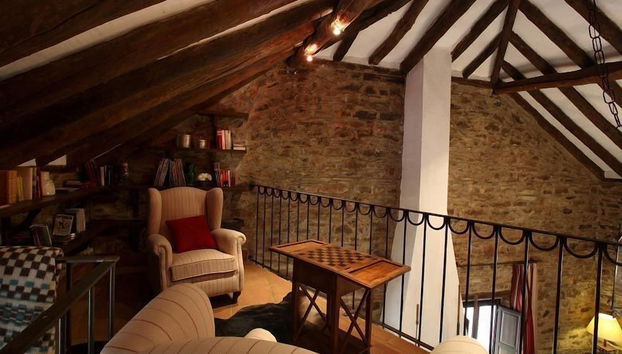 Coin salon dans le hall