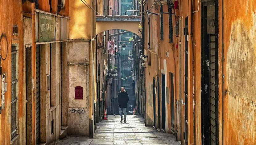 Recorreremos el casco antiguo de Génova
