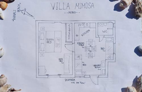 Villa Mimosa Poros Beachfront Apartment - Foto 23