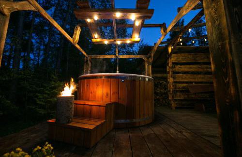 Domek całoroczny SÓWKA na Kaszubach z banią i sauną na wyłączność, wspólny basen i bilard z domkiem Jeleniówka - Ostrowite Leśna Dolina - Foto 13