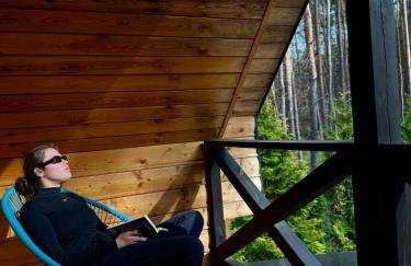 Domek w lesie nad zalewem - Foto 28