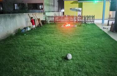 casa 700m da praia, ideal para família, 3 quartos , piscina, ar condicionado, churrasqueira, wi fi, estacionamento, até 10 pessoas, - Foto 13