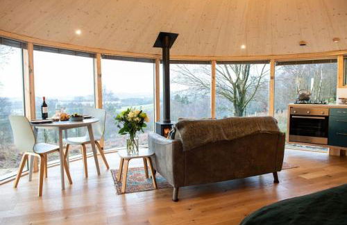 Craigmaddie Muir Roundhouse with Hot Tub Romantic, Luxury, Rural Stay for 2 Near Milngavie - Foto 3