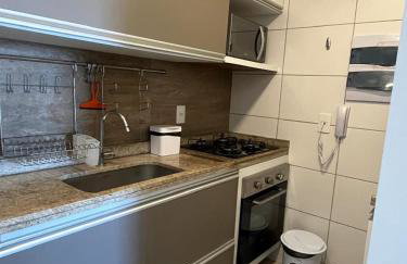 Flat Beach Class Excelsior - Apto Completo para 4 pessoas vista rio e mar - Foto 55