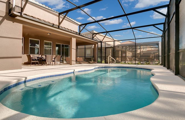 Solterra Resort Davenport FL Clubhouse Area - 7 Bedroom 6 Bath Home with Private Pool Spa - Lazy River 20 min from Disney - Foto 46