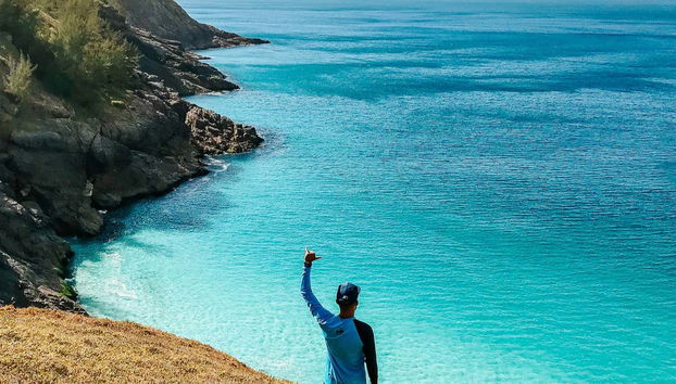 Águas azuis de Arraial do Cabo