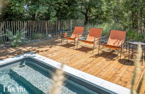 Cabane dIsmou Piscina & Diseño de madera - Foto 12