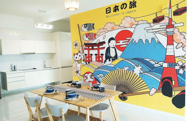 3BR Luxury Japanese Suite - AEON Bukit Indah - Foto 9