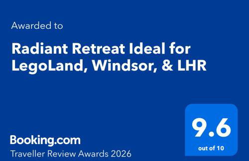 Radiant Retreat Ideal for LegoLand, Windsor, & LHR - Foto 15