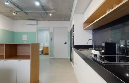 Charlie em POA - Studio Moderno com Coworking e Lavanderia - Foto 38