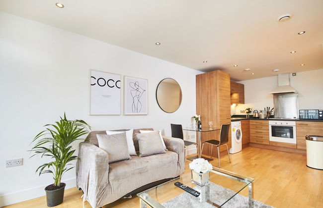 Modern Deluxe Leeds City Apt Balcony View - Foto 27