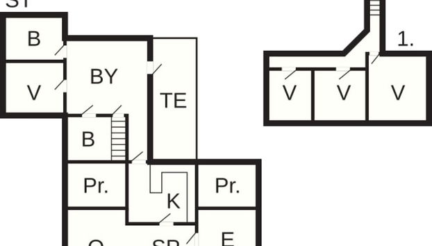 8 Person Holiday Home in Bredebro - Foto 2, Plano