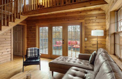 Modern Log Cabin with Vineyard Views - Foto 11