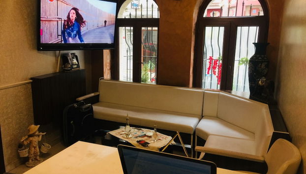 Zona de estar del vestíbulo