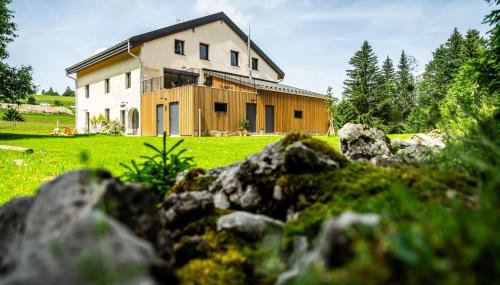 Gite de Caractère dans Ferme en pierre - Double Terrasse et Vue Panoramique - 6p - Sauna & bain nordique - Foto 1, Garden, Garden view