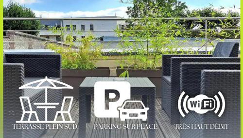 Le Canyon Rouen Centre by MyFrenchPAT Terrasse & Parking - Foto 2