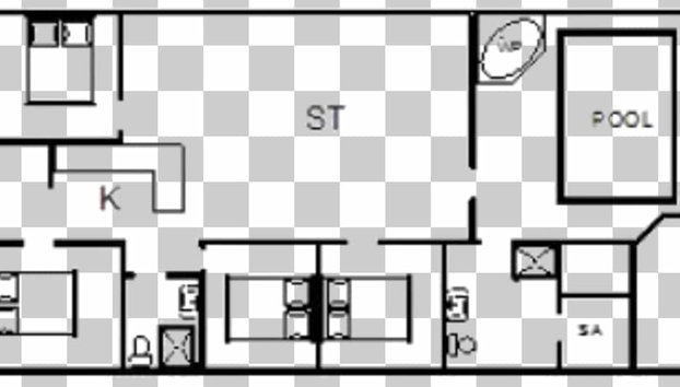 4 Star Holiday Home in Henne - Foto 2, Plano