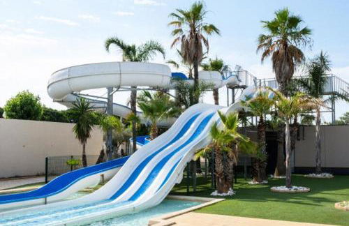 Belle villa de vacances climatisee, tout confort, residence TAMARIS, accès payant aux piscines animation, wifi, 2 chambres, 5 couchages PORTIRAGNES PLAGE LRTAMB19 - Foto 13