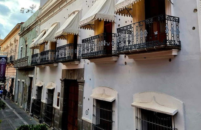 Visite panoramique de Puebla en tramway à deux étages - Photo 1