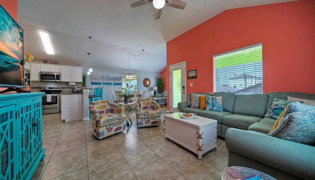 Laid Back Lime by AvantStay | Near Beach w/ Pool, Complimentary Pool Warmer - Foto 4, Interior