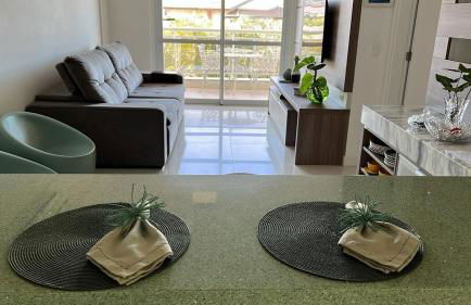 Apt Pé na Areia Floripa - Praia dos Açores - Churrasqueira na Varanda e Piscina - Foto 28