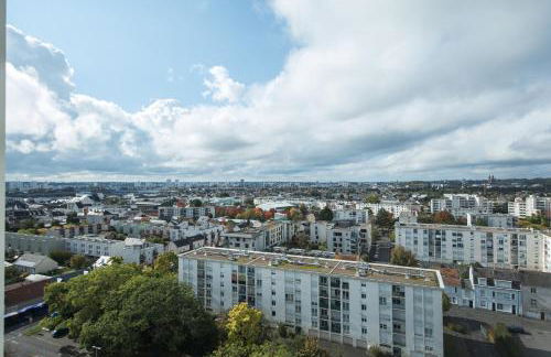 Appartement avec Rétroprojecteur, Babyboot avec belle vue et proche gare - Foto 18