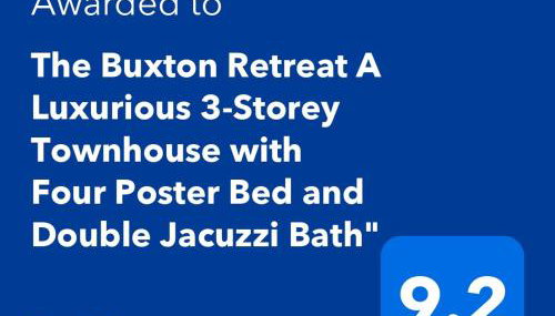 The Buxton Retreat A Luxurious 3-Storey Townhouse with Four Poster Bed and Double Jacuzzi Bath" - Foto 2