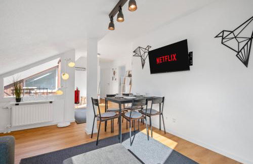 BackHome - BUSINESS&FAMILY - Parken, 3-Zimmer, SmartTV, Balkon, Waschmaschine, ruhige Stadtrand-Lage, Netflix, 60qm, 24h Checkin - Foto 3
