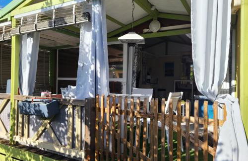 Chalet en bois climatisé À 300 m de la plage Marina di Sorbo 6 personnes - Foto 3